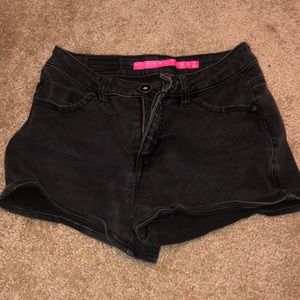 Black denim shorts SIZE 1